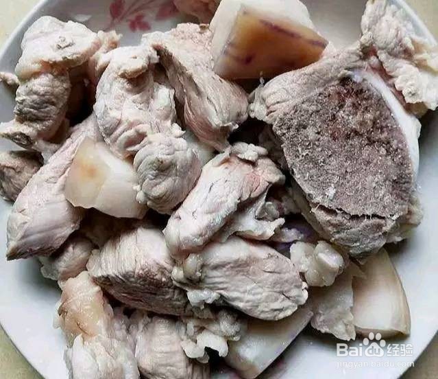 红烧肉炖花生如何做