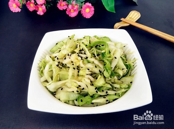 家常生拌圆白菜