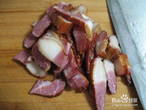 茭白清炒腊肉