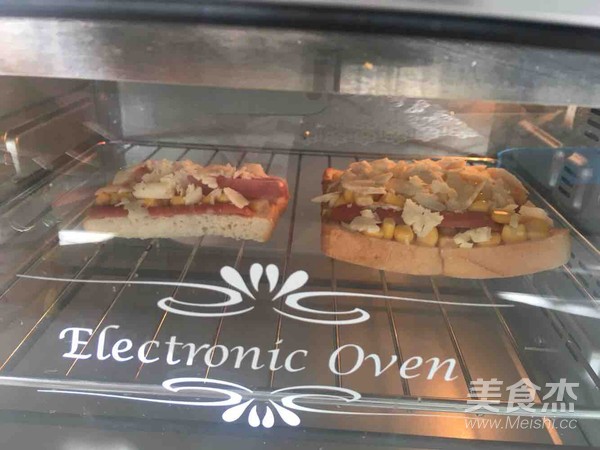 玉米芝士烤土司