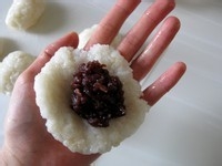 和菓子——三色萩饼