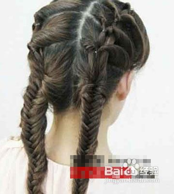 韩式鱼骨辫盘发教程打造精致女人