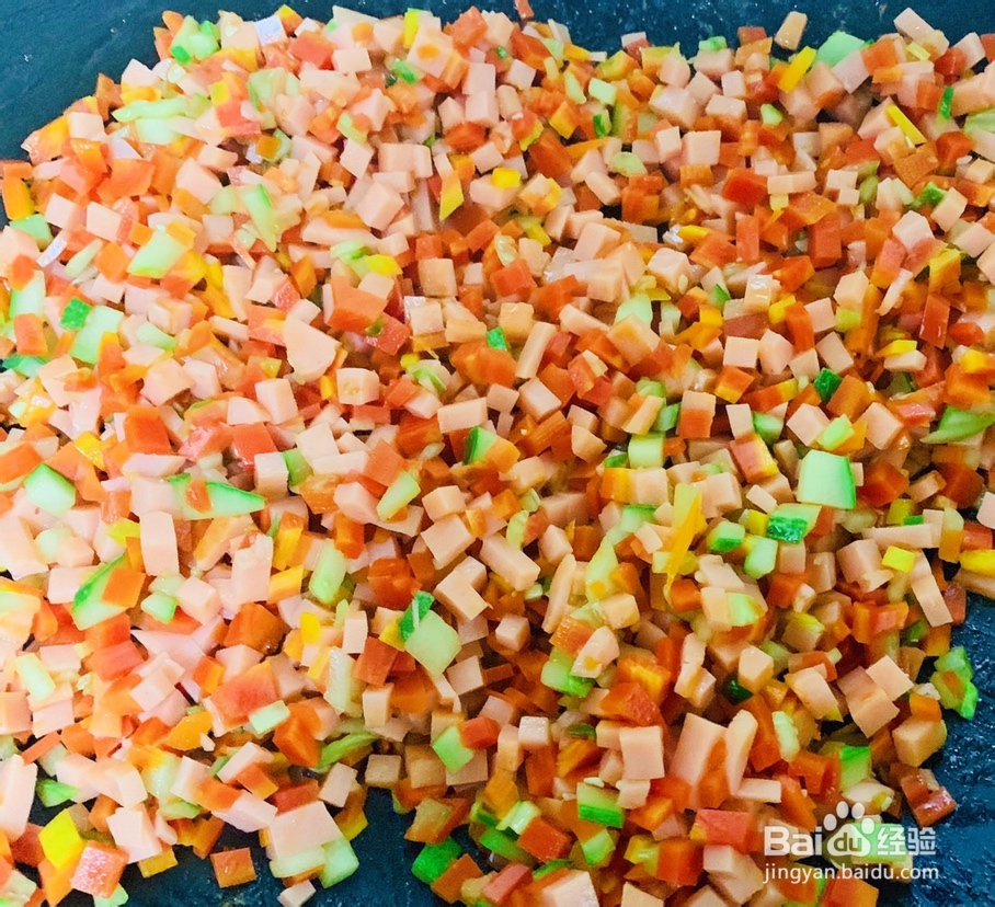 学习做扬州炒饭