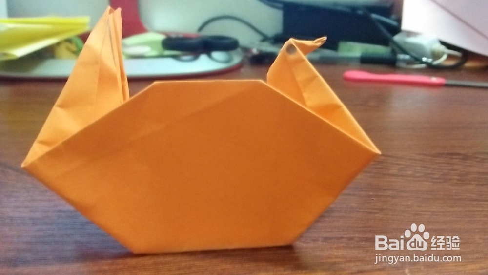 手工折纸——水鸟(2)