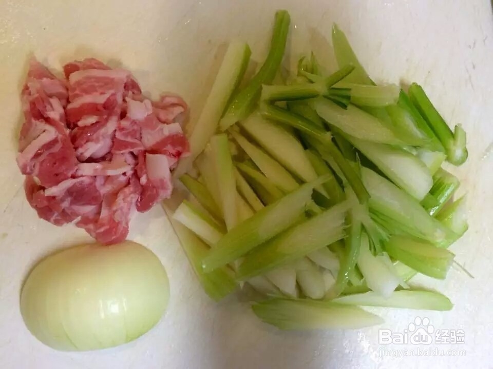 美味下饭菜---芹菜炒肉