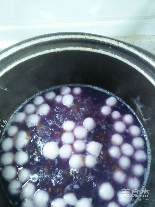 紫薯小汤圆的做法