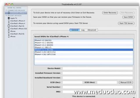 保持基带升级iPhone4固件到iOS4.3.1甚至更高