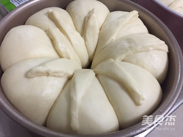 快手皇冠面包 一次发酵