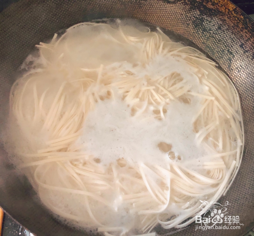 给对象做的番茄鸡蛋炒面