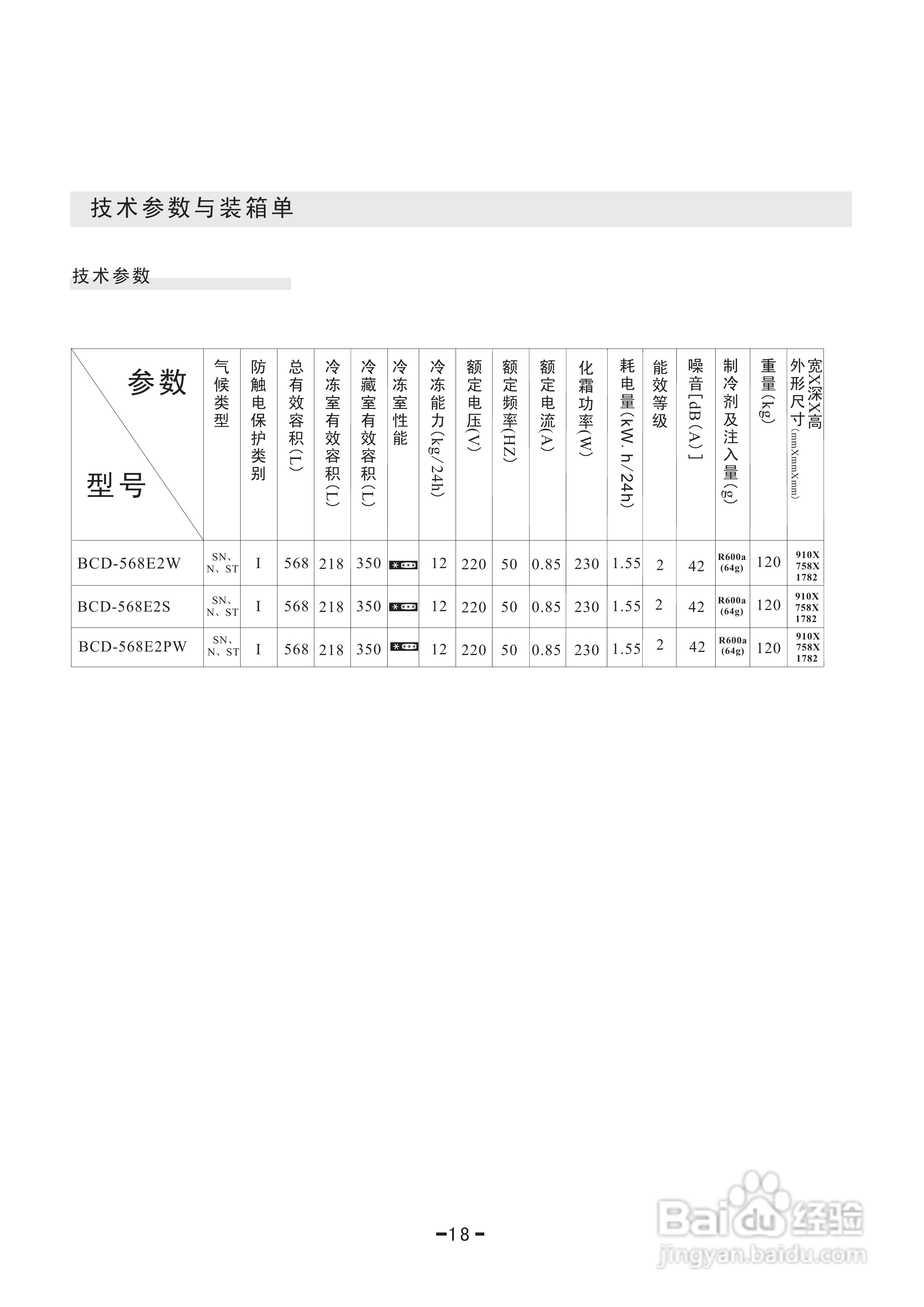 惠而浦BCD-568E2S冰箱使用说明书:[3]