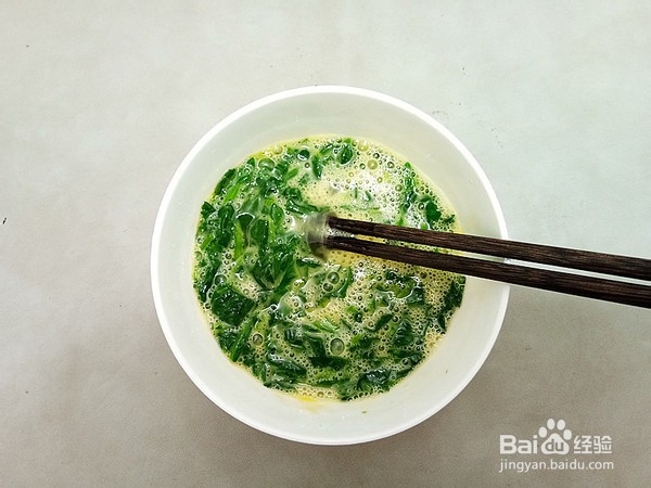 菠菜烘蛋的步骤