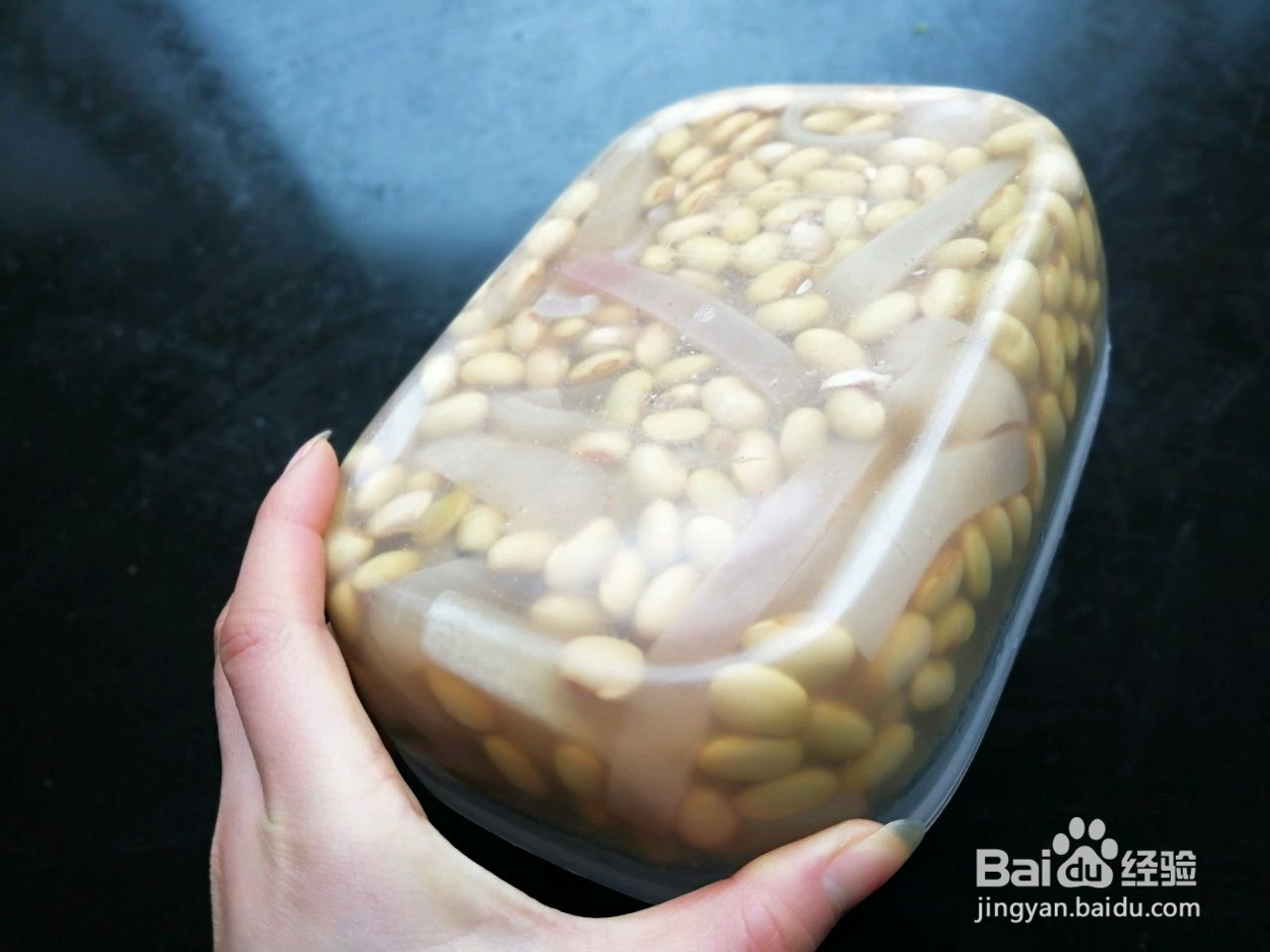 黄豆肉皮冻的做法