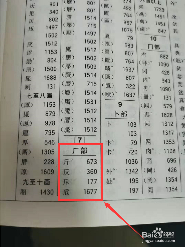 质字按照什么部首查找字典