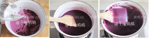 蜂蜜桂花紫薯冻的做法