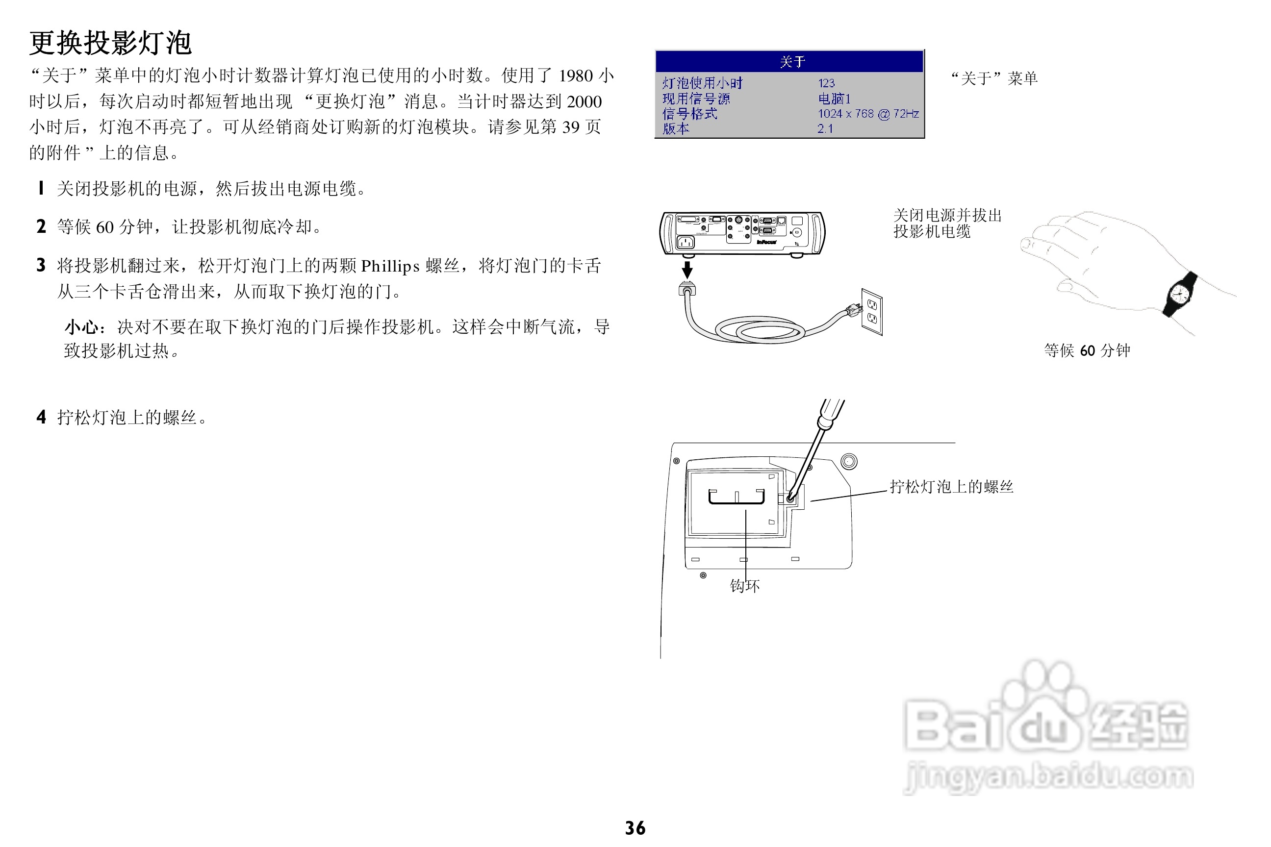 富可视 LP650投影机说明书:[4]