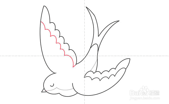 如何绘制燕子