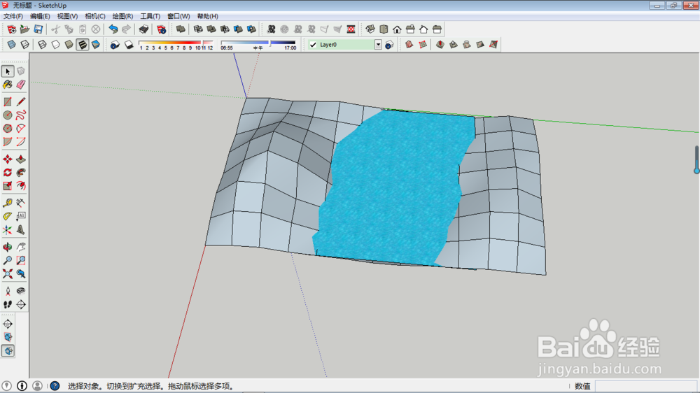 SketchUp山川河流制作方法