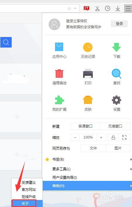 旗鱼浏览器怎样查看版本信息