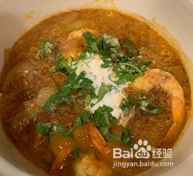 怎样制作印度风味咖喱鲜虾粉丝煲步骤