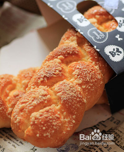 小儿补钙铁锌硒奶香辫子面包的做法