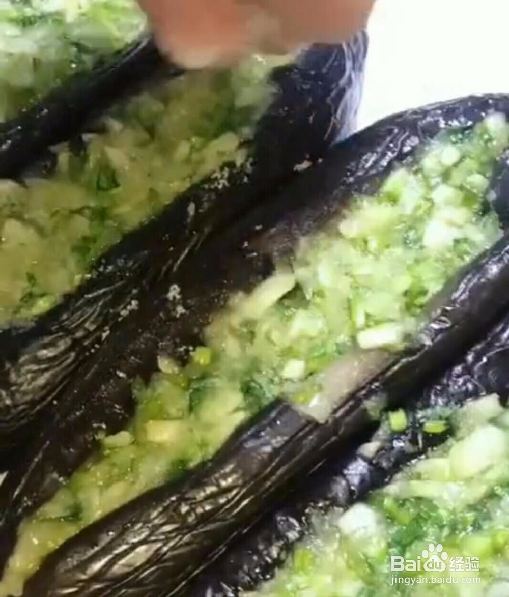 蒜泥茄子家庭做法