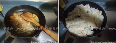 板栗鲜贝饭的做法