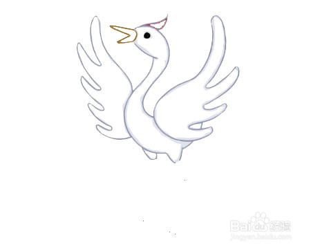 飞鹤的简笔画