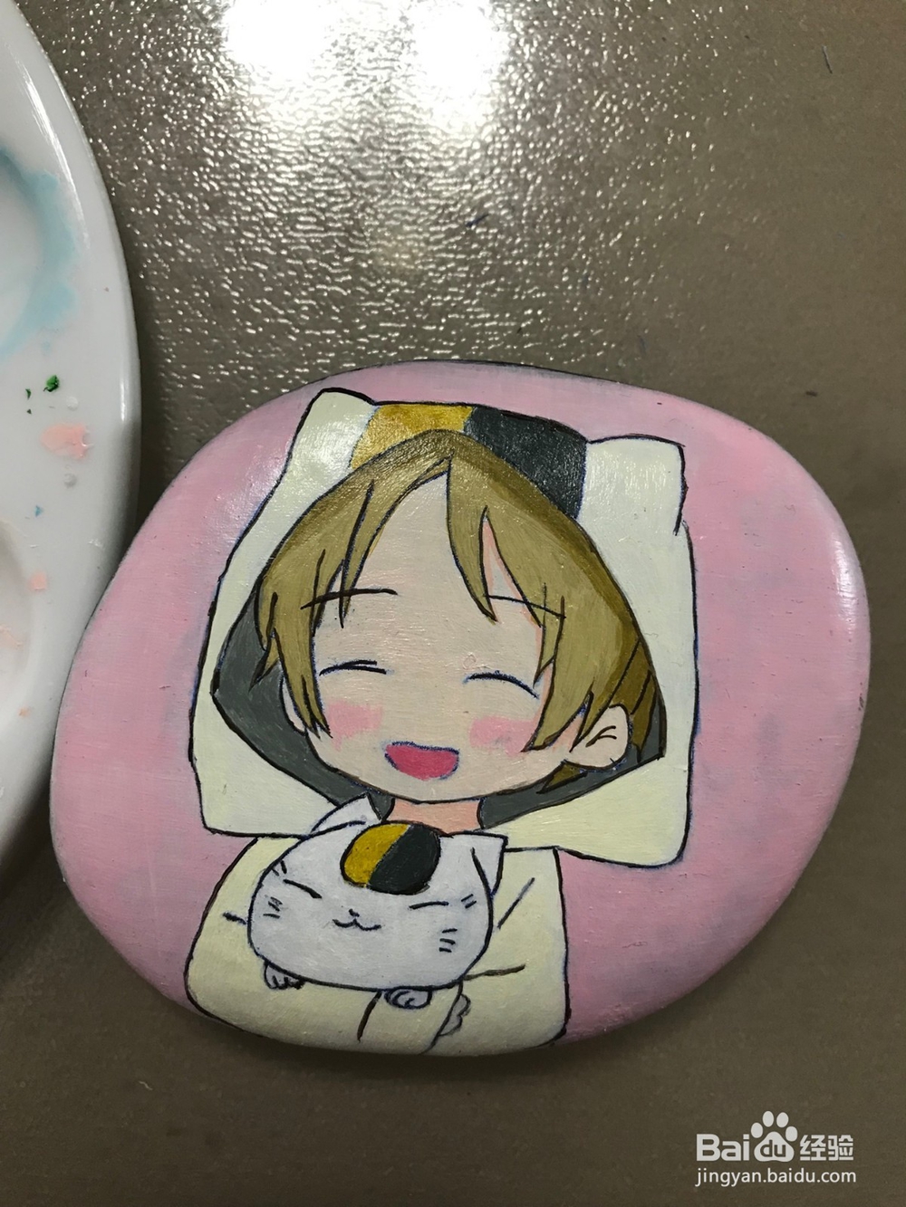 怎么画石头画夏目友人帐