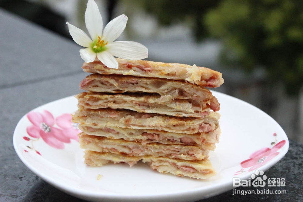 停不了肉末千层饼
