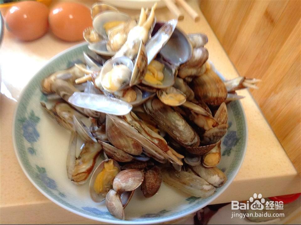 非常简单的蛤蜊疙瘩汤