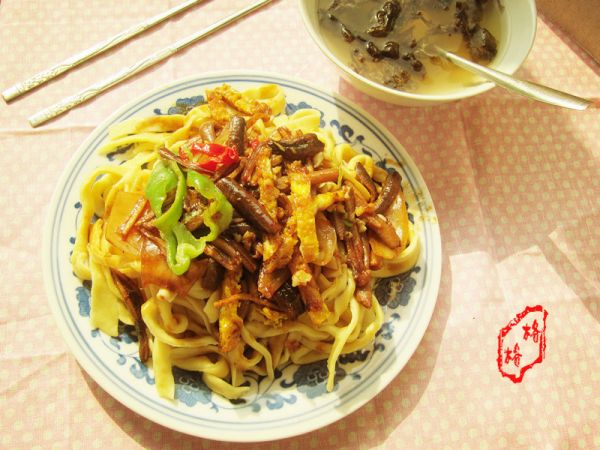 烂糊鳝丝干挑面