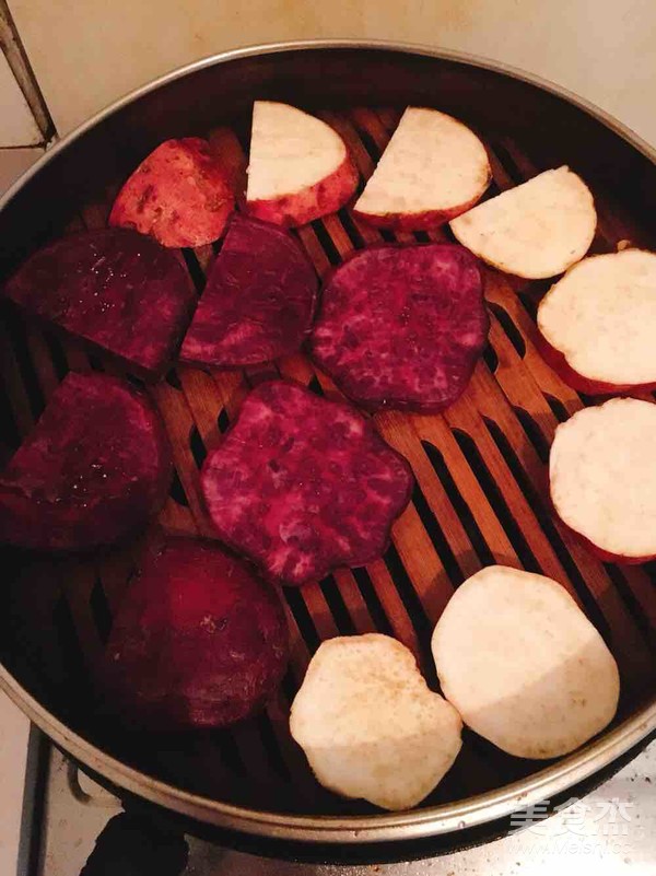 双色地瓜干的做法
