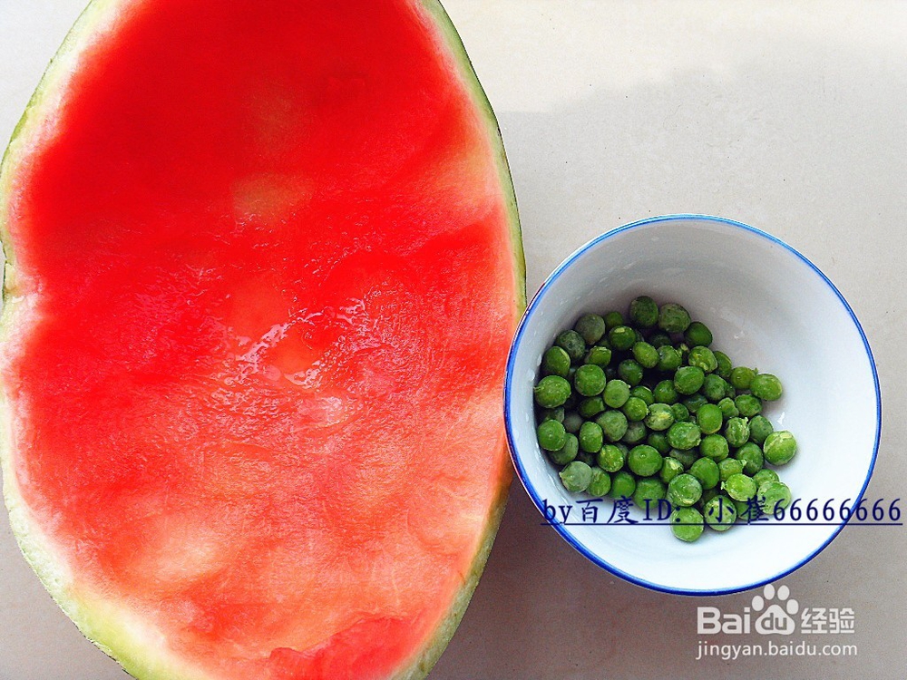 减肥排毒小炒——豌豆清炒西瓜皮