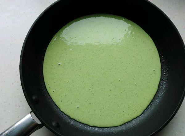 土豆丝菠菜卷饼