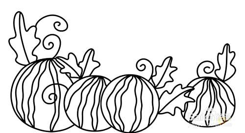 夏天西瓜的简笔画怎么画