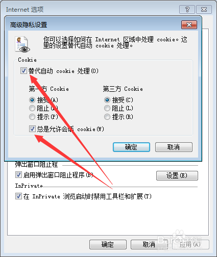 浏览器隐私设置错误