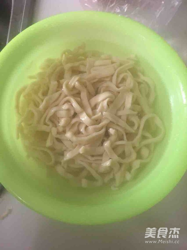 手擀面 西红柿鸡蛋打卤面