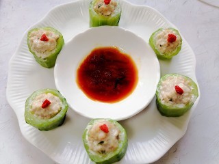 黄瓜酿肉的做法,美味又可口