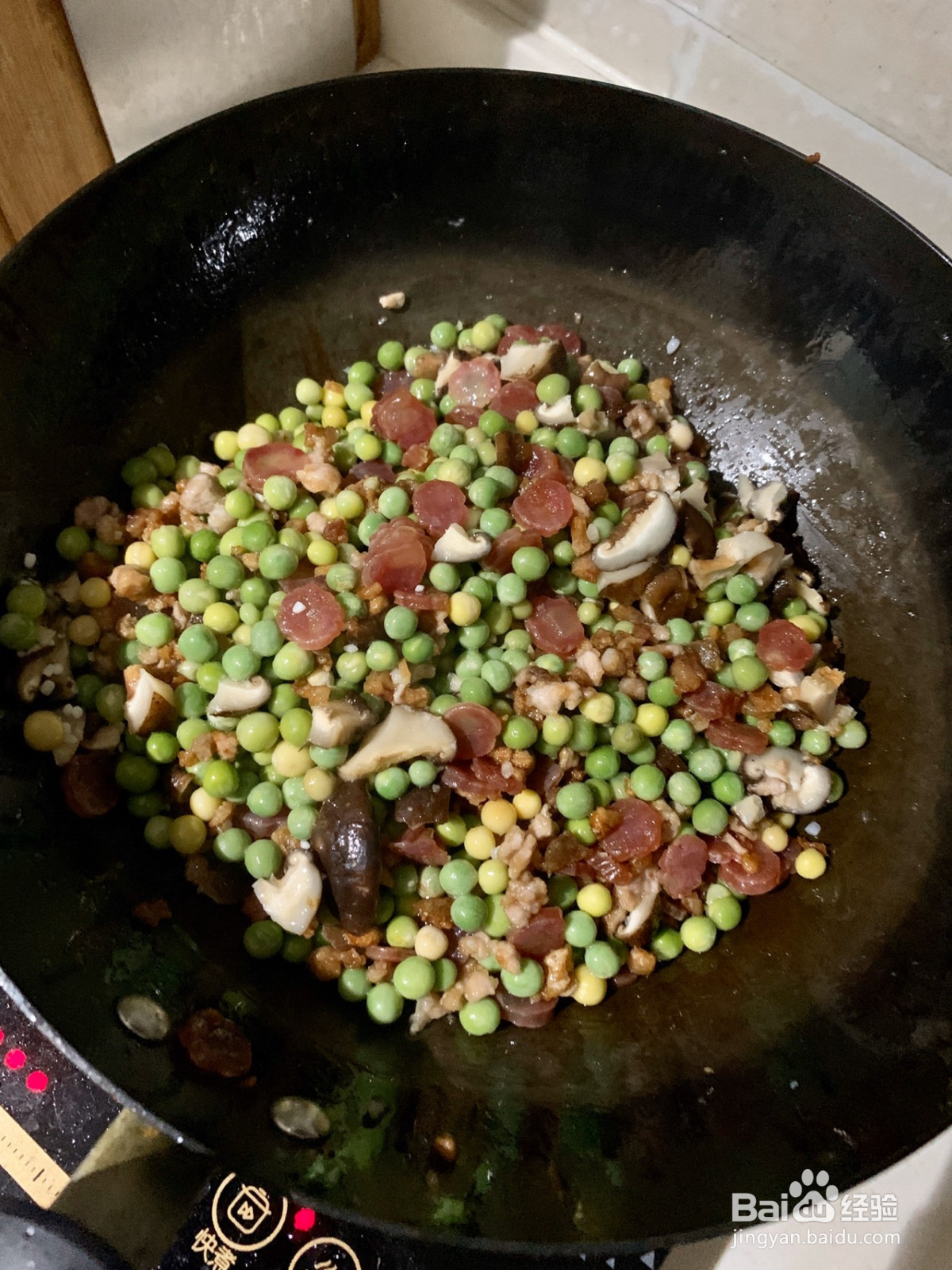 水豆糯米饭的做法