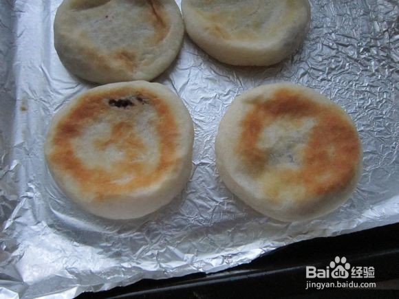 烤牛奶豆沙糯米饼的做法