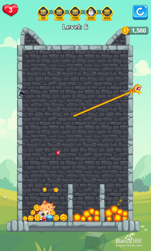 帮帮那只猫的Level 6怎样过关?