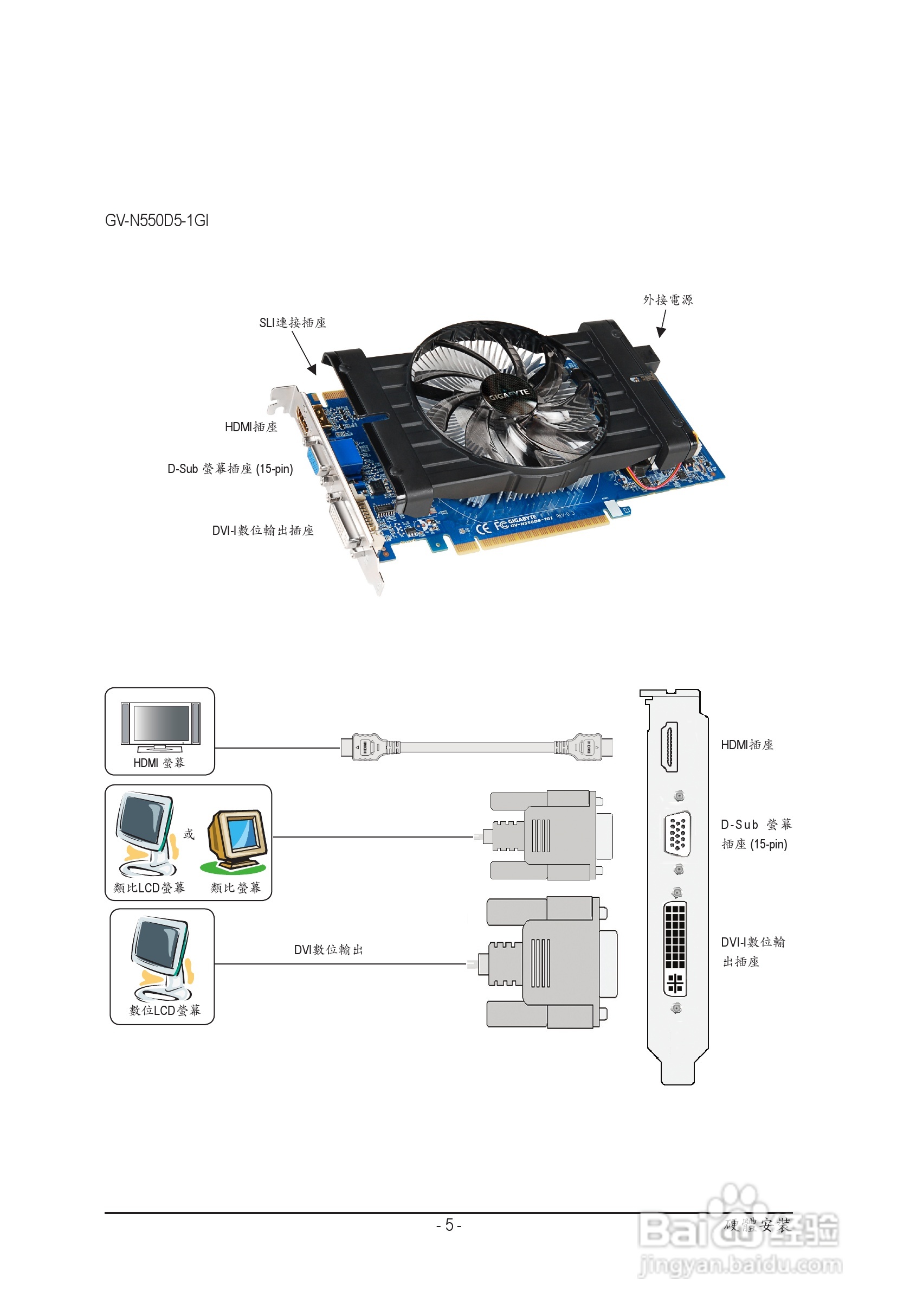 技嘉GV-N550WF2-1GI显卡使用手册:[1]