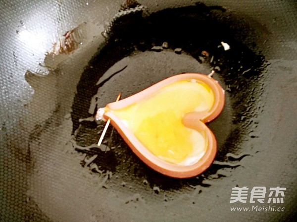 心型火腿煎蛋