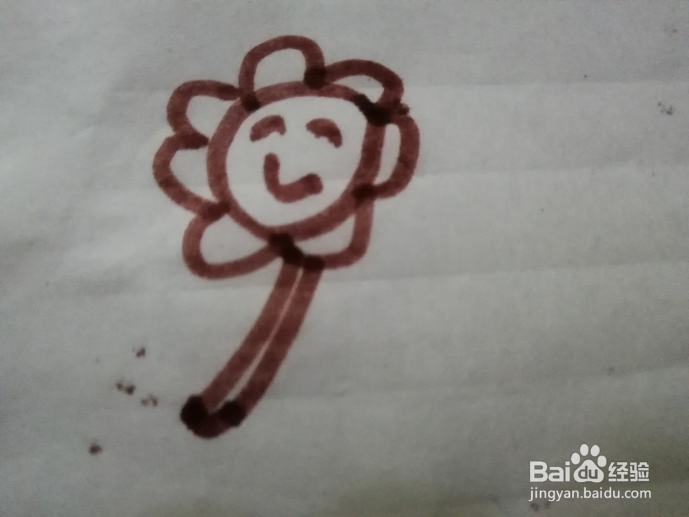 怎么样用简笔画画花