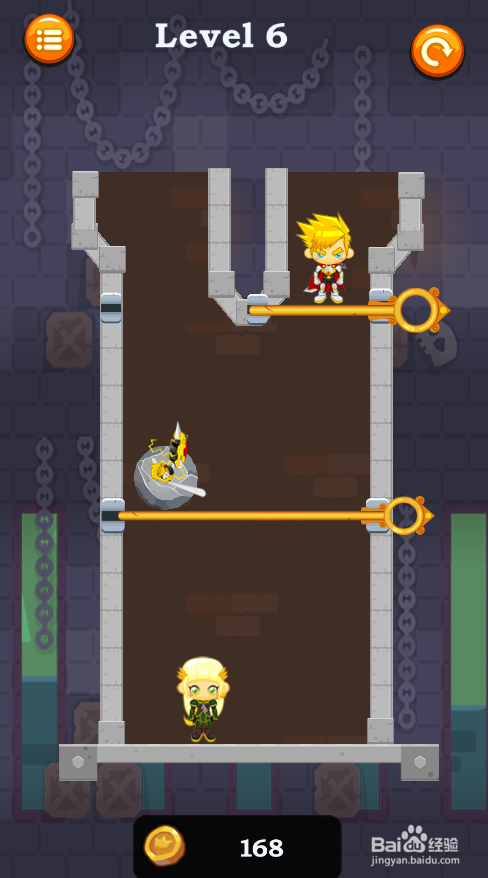 Pins Hero Rescue的Level 6如何通关?