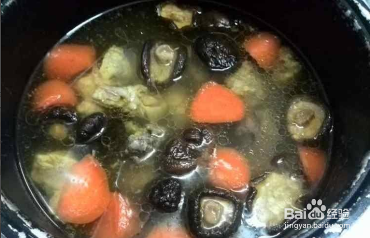 花菇土鸡汤的做法