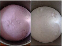 紫薯花朵枣泥包