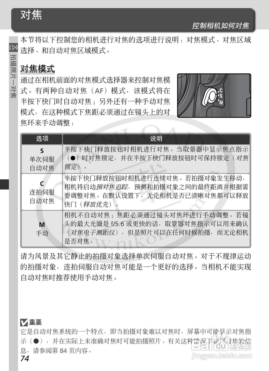 尼康D2Xs数码相机使用说明书:[9]