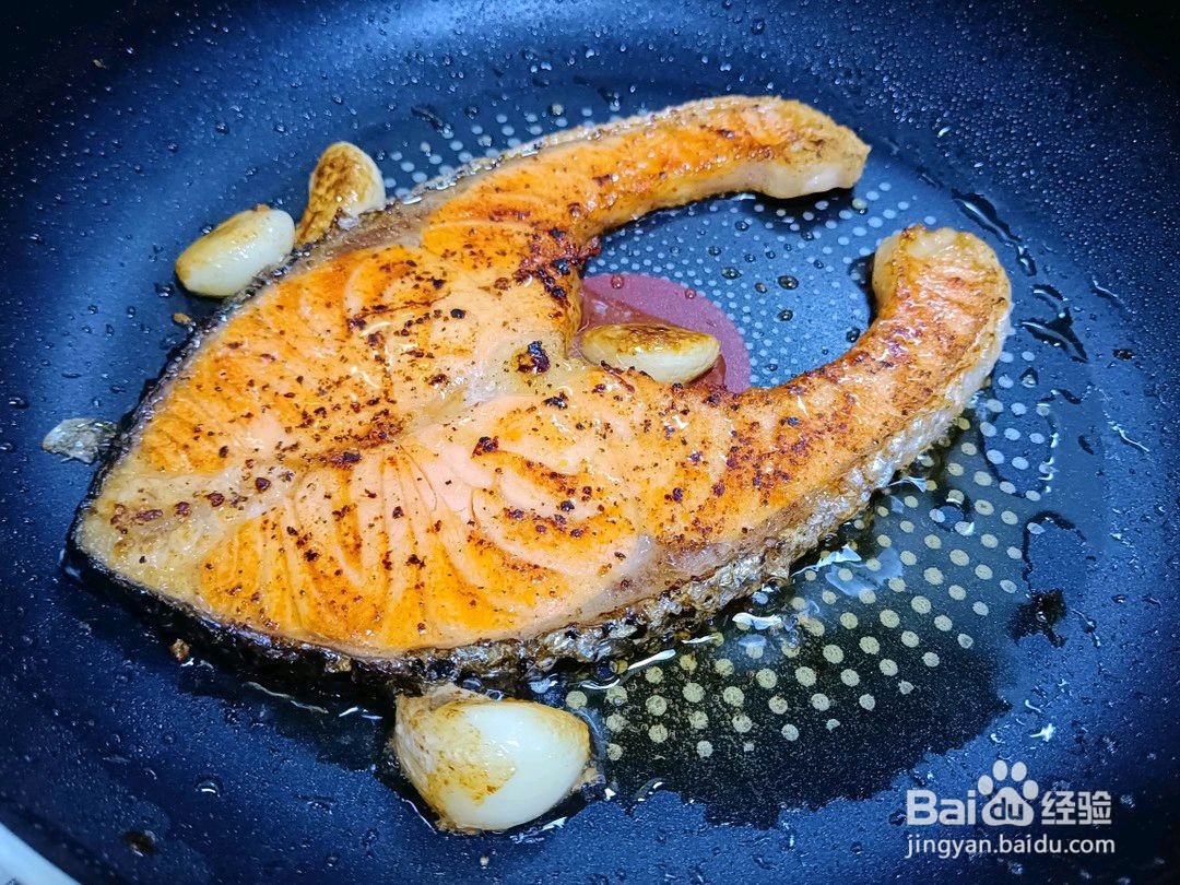 柠檬香煎三文鱼的做法