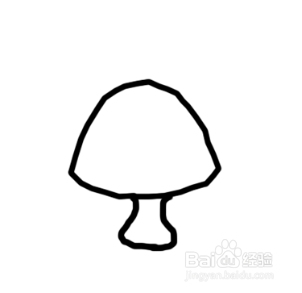 儿童简笔画：小蘑菇